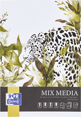 Tekenblok Oxford Mix Media A5 50 vel 225 gram - Oxford - 5904017433101