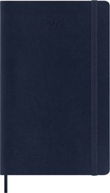 Agenda 2026 Msk Plan Week 7d/1p L sc sapphire blue - Moleskine - 8056999274702