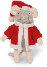 Sam&Julia PLUCHE: POP KERSTMAN 12cm, in doos, 18m+ - Sam & Julia - 8720828124376