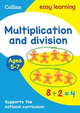 Multiplication and Division Ages 5-7 - Collins Easy Learning - 9780008134341