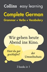Easy Learning German Complete Grammar, Verbs and Vocabulary (3 books in 1) - Collins Dictionaries - 9780008141783