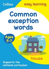 Common exception words Activity book Ages 5-7 - Collins Easy Learning - 9780008775285