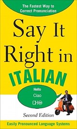 Say It Right in Italian - EPLS - 9780071767750
