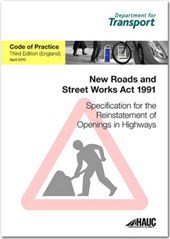 Specification for the reinstatement of openings in highways