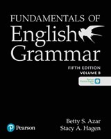 Azar-Hagen Grammar - (AE) - 5th Edition - Student Book B with App - Fundamentals of English Grammar - Betty Azar ; Stacy Hagen - 9780135116579