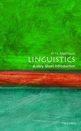 Linguistics - P. H. ( Matthews - 9780192801487