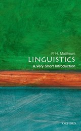 Linguistics - P. H. ( Matthews - 9780192801487