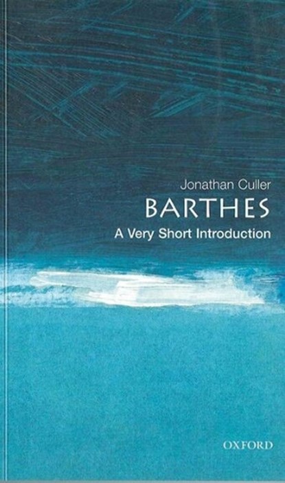 Barthes, Jonathan ( Culler - Paperback - 9780192801593