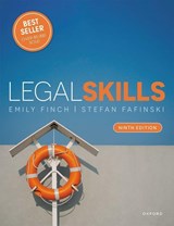 Legal Skills - Dr Emily (Author and Lecturer) Finch ; Dr Stefan (Author) Fafinski - 9780192873088