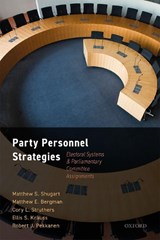 Party Personnel Strategies - Matthew S (Distinguished Professor Emeritus Shugart ; Matthew E (Post-Doctoral Researcher Bergman ; Cory L. (Assistant Professor Struthers ; Ellis S (Professor Emeritus at the School of Global Policy and Strategy Krauss - 9780192897053