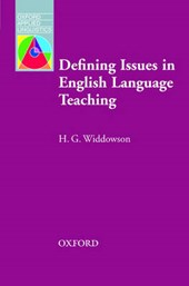 Widdowson, H: Defining Issues in English Language Teaching