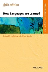 How Languages are Learned - LIGHTBOWN,  Patsy ; Spada, Nina - 9780194406291