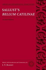 Sallust's Bellum Catilinae - J. T. (Professor of Classics Ramsey - 9780195320855