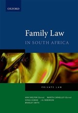 The Law of Family in South Africa - Ann Skelton ; Marita Carnellt ; Robbie Robinson ; Sonia Human - 9780195985801