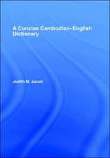 A Concise Cambodian-English Dictionary - Judith Jacob Jacobs - 9780197135747