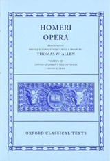 Homeri Opera: The Odyssey, Books 1-12 - Homeros& Monroe (ed.), D.B. Monroe (ed.) - 9780198145318