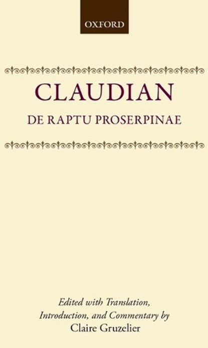 De Raptu Prosperpinae, Claudian - Gebonden - 9780198147770