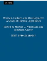 Women, Culture, and Development - MARTHA C. (PROFESSOR OF LAW AND ETHICS,  Professor of Law and Ethics, University of Chicago) Nussbaum ; Jonathan (Fellow of New College and University Lecturer, Fellow of New College and University Lecturer, University of Oxford) Glover - 9780198289173