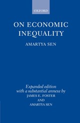 On Economic Inequality - AMARTYA,  FBA (Master of Trinity College, Cambridge) Sen - 9780198292975