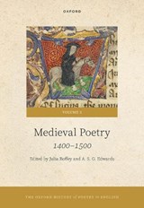 The Oxford History of Poetry in English - Julia (Professor Emerita Boffey ; A. S. G. Edwards - 9780198839682