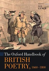 The Oxford Handbook of British Poetry, 1660-1800 - Jack (Rutgers University-Newark) Lynch - 9780198861348