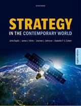 Strategy in the Contemporary World - John (Emeritus Professor of Politics and International Relations and former Pro-Vice Chancellor Baylis ; James J. (Professor of National Security Affairs Wirtz ; Jeannie L. (Director of Center for Anticipatory Intelligence and Associate Professor Johnson - 9780198920212