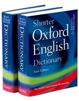 Shorter Oxford English Dictionary - Oxford Languages - 9780199206872