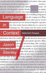 Language in Context - JASON (RUTGERS UNIVERSITY,  New Jersey) Stanley - 9780199225927