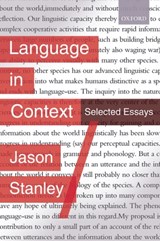 Language in Context - JASON (RUTGERS UNIVERSITY,  New Jersey) Stanley - 9780199225934