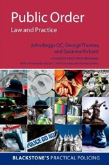 Public Order: Law and Practice - JOHN (,  Barrister, 3 Serjeants' Inn) Beggs QC ; George (, Barrister, 3 Serjeants' Inn) Thomas ; Susanna (, Barrister, 3 Serjeants' Inn) Rickard - 9780199227976