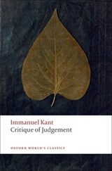 Critique of Judgement - Immanuel Kant - 9780199552467