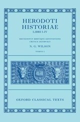 Herodotus: Histories, Books 1-4 (Herodoti Historiae: Libri I-IV) - Wilson, N.G. - 9780199560707