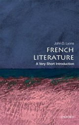 French Literature - John D. (Commonwealth Professor of French Lyons - 9780199568727