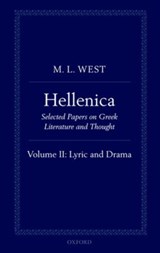 Hellenica - THE LATE M. L. (EMERITUS FELLOW OF ALL SOULS COLLEGE,  University of Oxford) West - 9780199605026