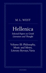 Hellenica - THE LATE M. L. (EMERITUS FELLOW OF ALL SOULS COLLEGE,  University of Oxford) West - 9780199605033