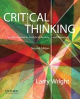 Critical Thinking - Larry (Professor of Philosophy Wright - 9780199796229
