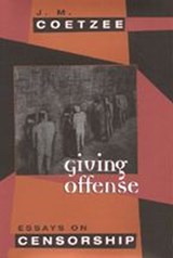 Giving Offense - J. M. Coetzee - 9780226111742