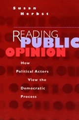 Reading Public Opinion - Susan Herbst - 9780226327471