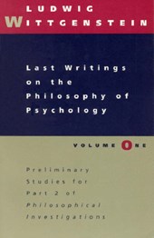 Last Writings on the Philosophy of Psychology