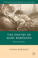 The Poetry of Mary Robinson - Robinson, Daniel - 9780230100251