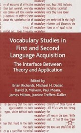 Vocabulary Studies in First and Second Language Acquisition - RICHARDS,  Brian ; Malvern, David D. ; Meara, Paul ; Milton, James - 9780230206687