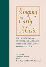 Singing Early Music - Timothy J. McGee - 9780253210265