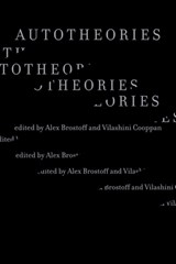 Autotheories - Alex Brostoff ; Vilashini Cooppan - 9780262552295