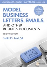 Model Business Letters, Emails and Other Business Documents - Shirley Taylor - 9780273751939