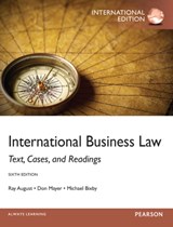 International Business Law - AUGUST,  Ray ; Mayer, Don ; Bixby, Michael - 9780273768616