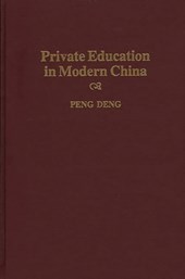 Private Education in Modern China