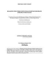 Realizing the Energy Potential of Methane Hydrate for the United States - National Research Council ; Division on Earth and Life Studies ; Board on Earth Sciences and Resources ; Committee on Earth Resources - 9780309148894