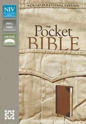 NIV, Pocket Bible, Imitation Leather, Pocket-Sized, Brown/Ta
