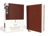 NASB, Journal the Word Reference Bible, Leathersoft over Board, Brown, Red Letter, 1995 Text, Comfort Print
