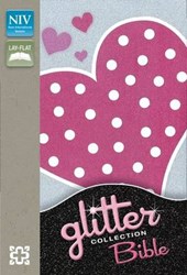 NIV, Glitter Bible Collection, Imitation Leather, Pink
